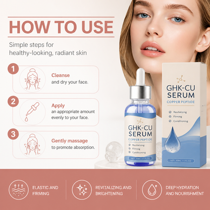 Copper Peptide GHK-Cu – Lightweight Serum for Firmer, Smoother-Looking Skin