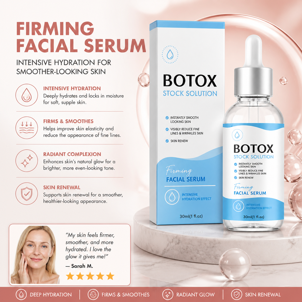 Firming Facial Serum – Intensive Hydration for Smoother-Looking Skin