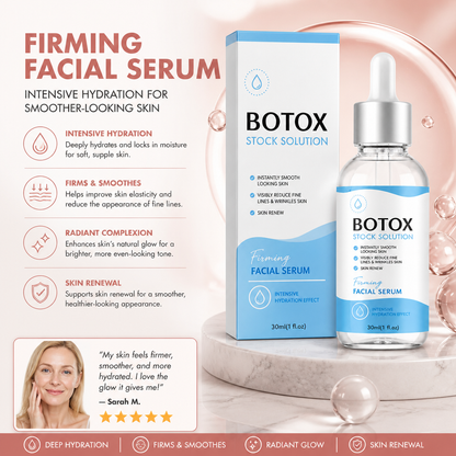 Firming Facial Serum – Intensive Hydration for Smoother-Looking Skin