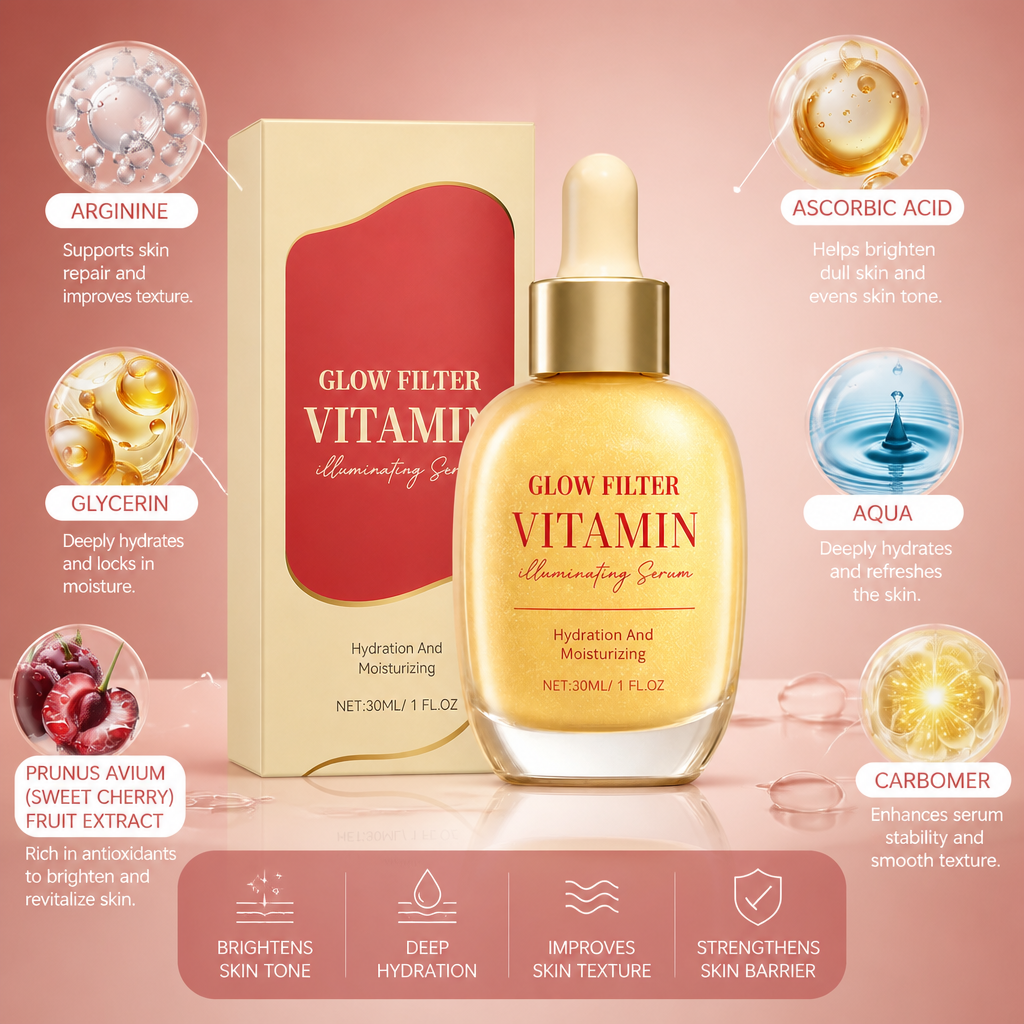 Vitamin Glow Serum – Hydrating Formula for Radiant, Luminous Skin