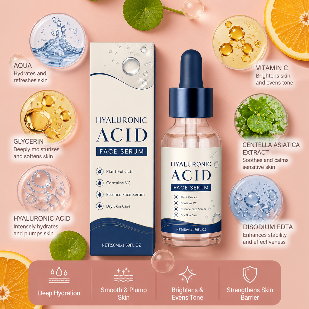 Hydrating Hyaluronic Acid Serum – Lightweight Moisture for Soft, Radiant Skin
