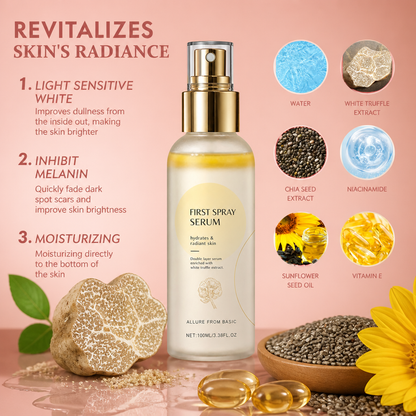 Hydrating Dual-Layer Spray Serum for Radiant, Smooth-Looking Skin