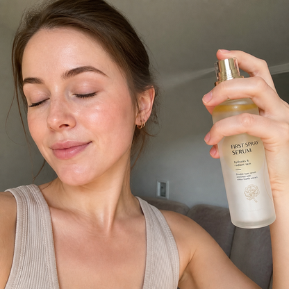 Hydrating Dual-Layer Spray Serum for Radiant, Smooth-Looking Skin