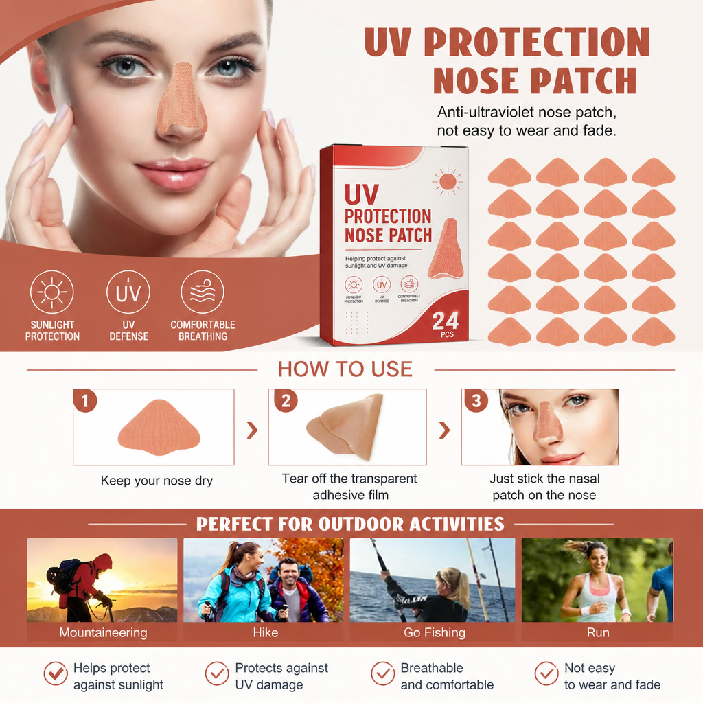 UV Protection Nose Patches – Comfortable Daily Sun Coverage