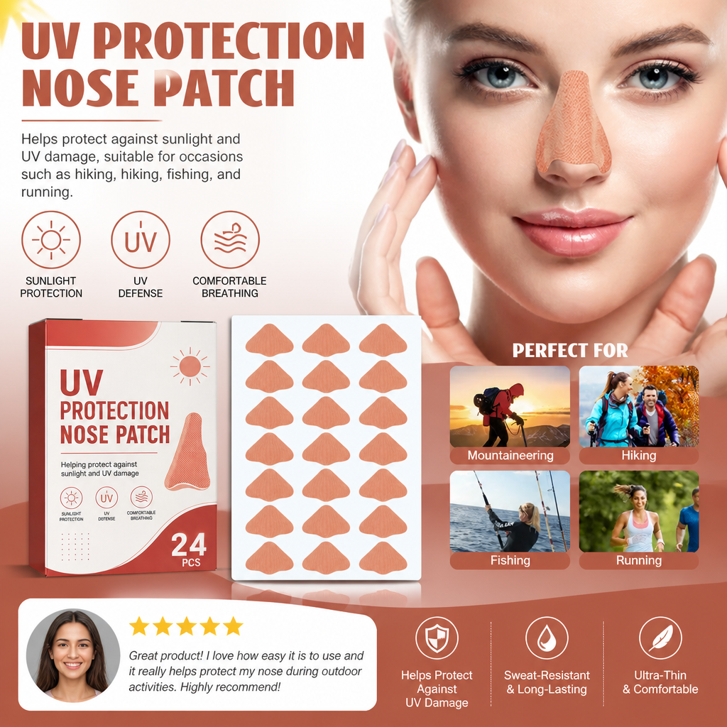 UV Protection Nose Patches – Comfortable Daily Sun Coverage