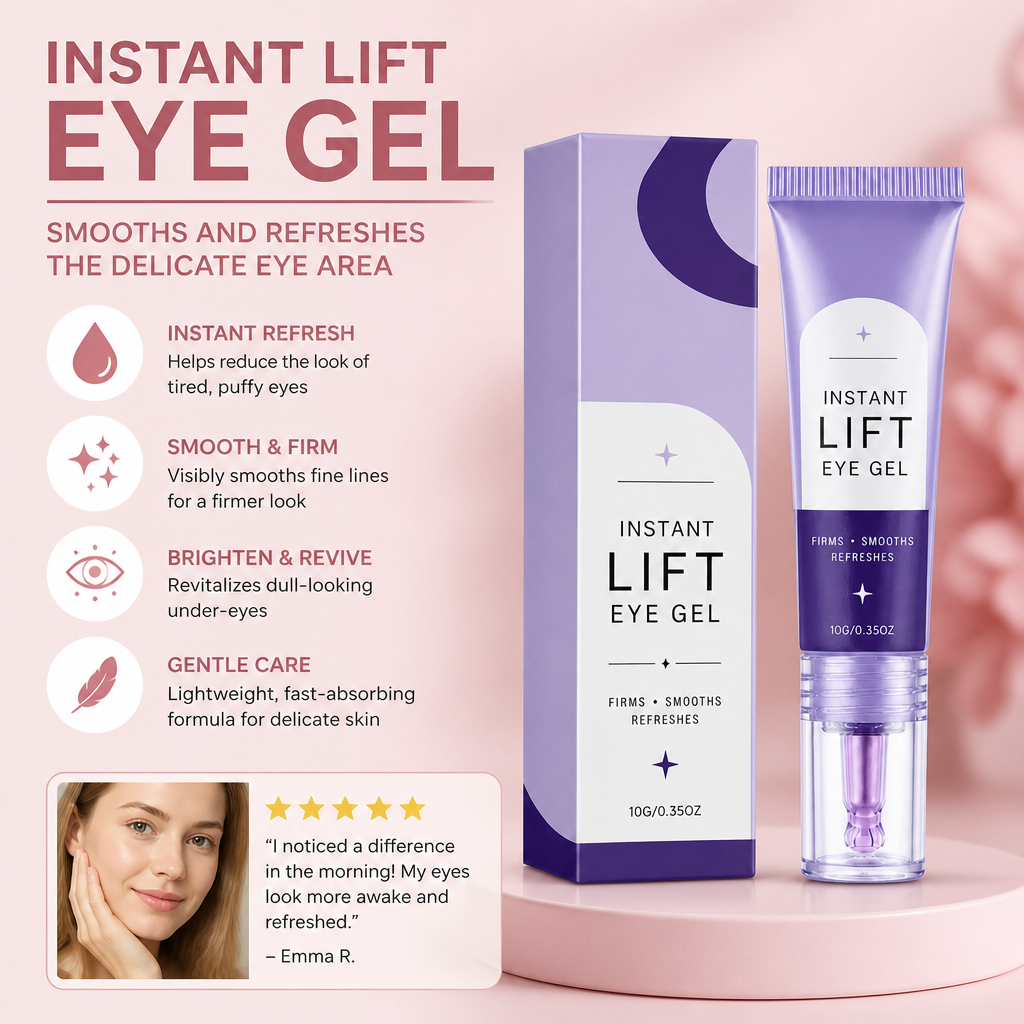 Instant Lift Eye Gel – Smooths and Refreshes the Delicate Eye Area