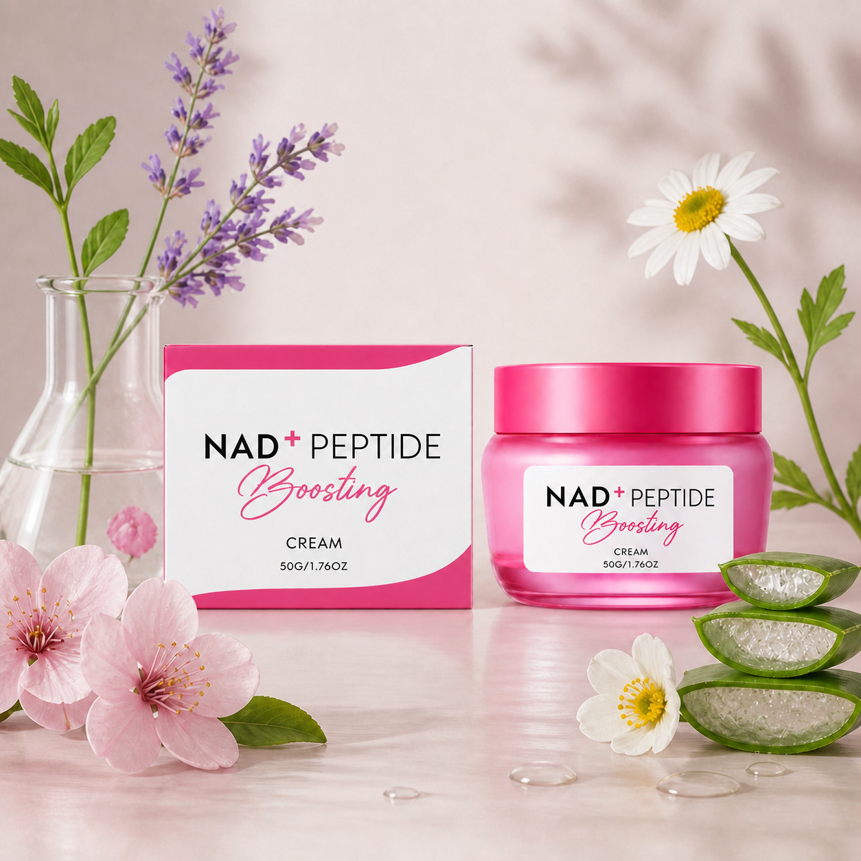 NAD+ Peptide Face Cream – Deep Hydration for Smoother, Radiant Skin