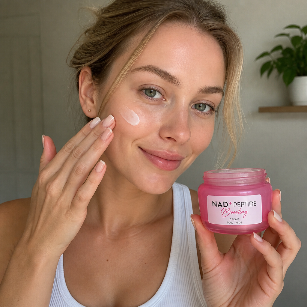 NAD+ Peptide Face Cream – Deep Hydration for Smoother, Radiant Skin
