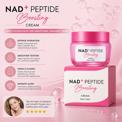 NAD+ Peptide Face Cream – Deep Hydration for Smoother, Radiant Skin