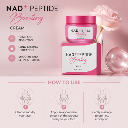 NAD+ Peptide Face Cream – Deep Hydration for Smoother, Radiant Skin