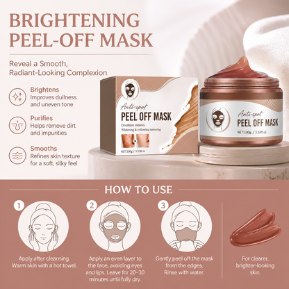 Brightening Peel-Off Mask – Reveal a Smooth, Radiant-Looking Complexion