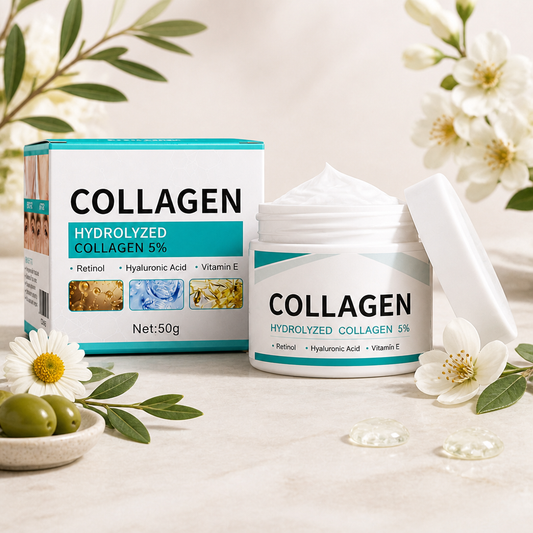 Hydrolyzed Collagen Cream – Helps Improve Skin Firmness & Hydration