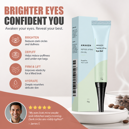 Caffeine Peptide Eye Cream – Brightens & Refreshes Tired-Looking Eyes