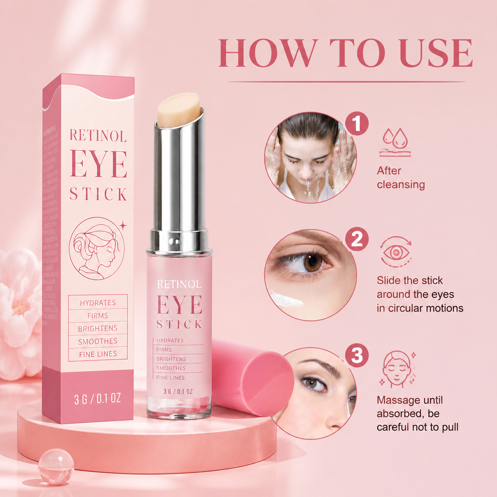 Retinol Eye Cream Stick – Hydrating Care for Smoother-Looking Eyes