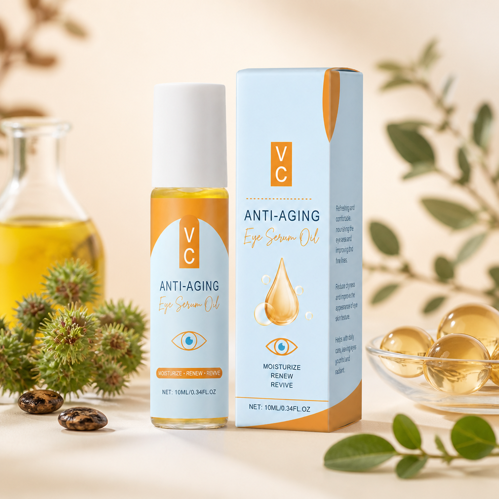 Cross-border TK best-selling moisturizing eye serum oil, gentle nourishing and hydrating eye care essence.