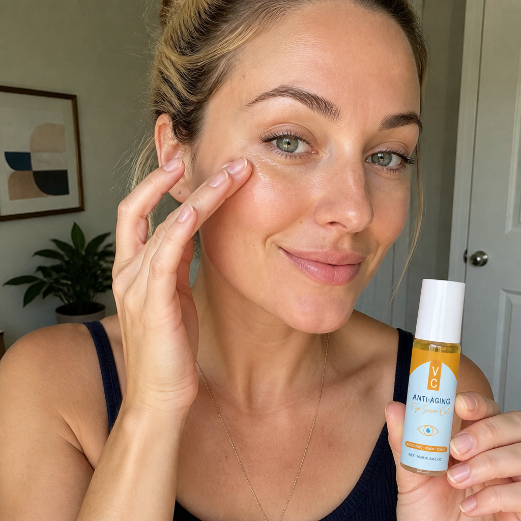 Cross-border TK best-selling moisturizing eye serum oil, gentle nourishing and hydrating eye care essence.