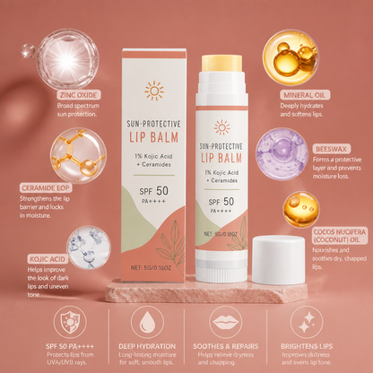 Mineral Lip Balm SPF Care – Hydrating Formula for Soft Smooth Lips
