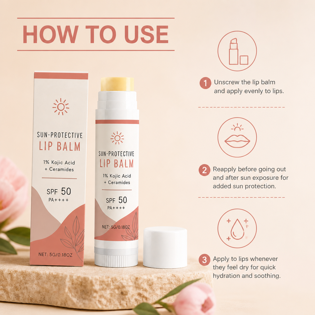 Mineral Lip Balm SPF Care – Hydrating Formula for Soft Smooth Lips