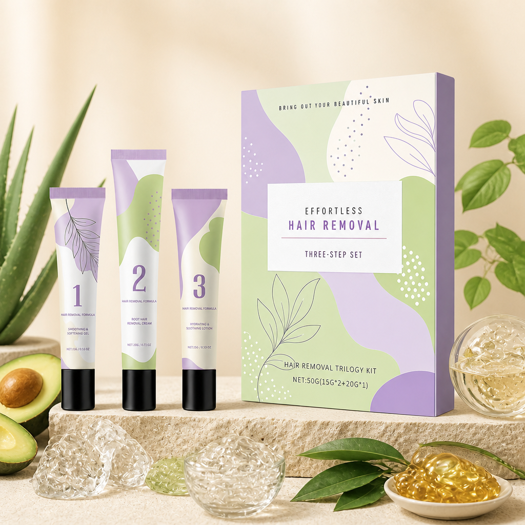 Hydrating Hair Removal Cream Set – Smooth Skin Care with Soothing Formula