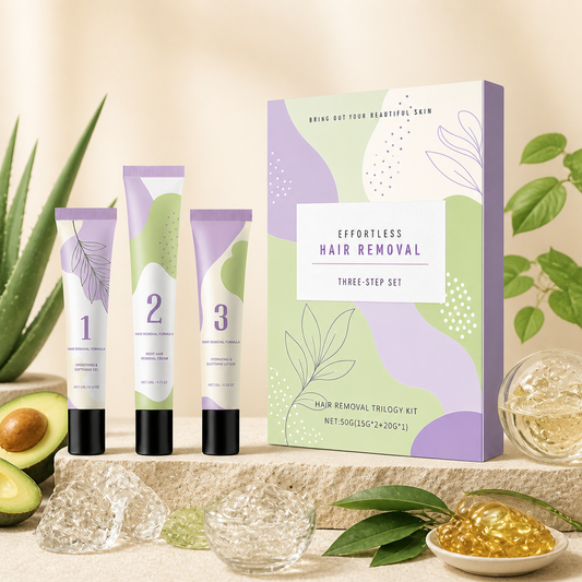 Hydrating Hair Removal Cream Set – Smooth Skin Care with Soothing Formula