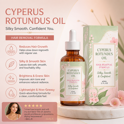 Cyperus Rotundus Oil – Lightweight Skin Care After Hair Removal