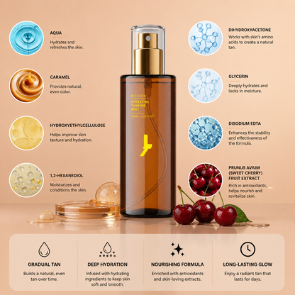 Gradual Self Tanning Mist – Hydrating Formula For A Natural Glow