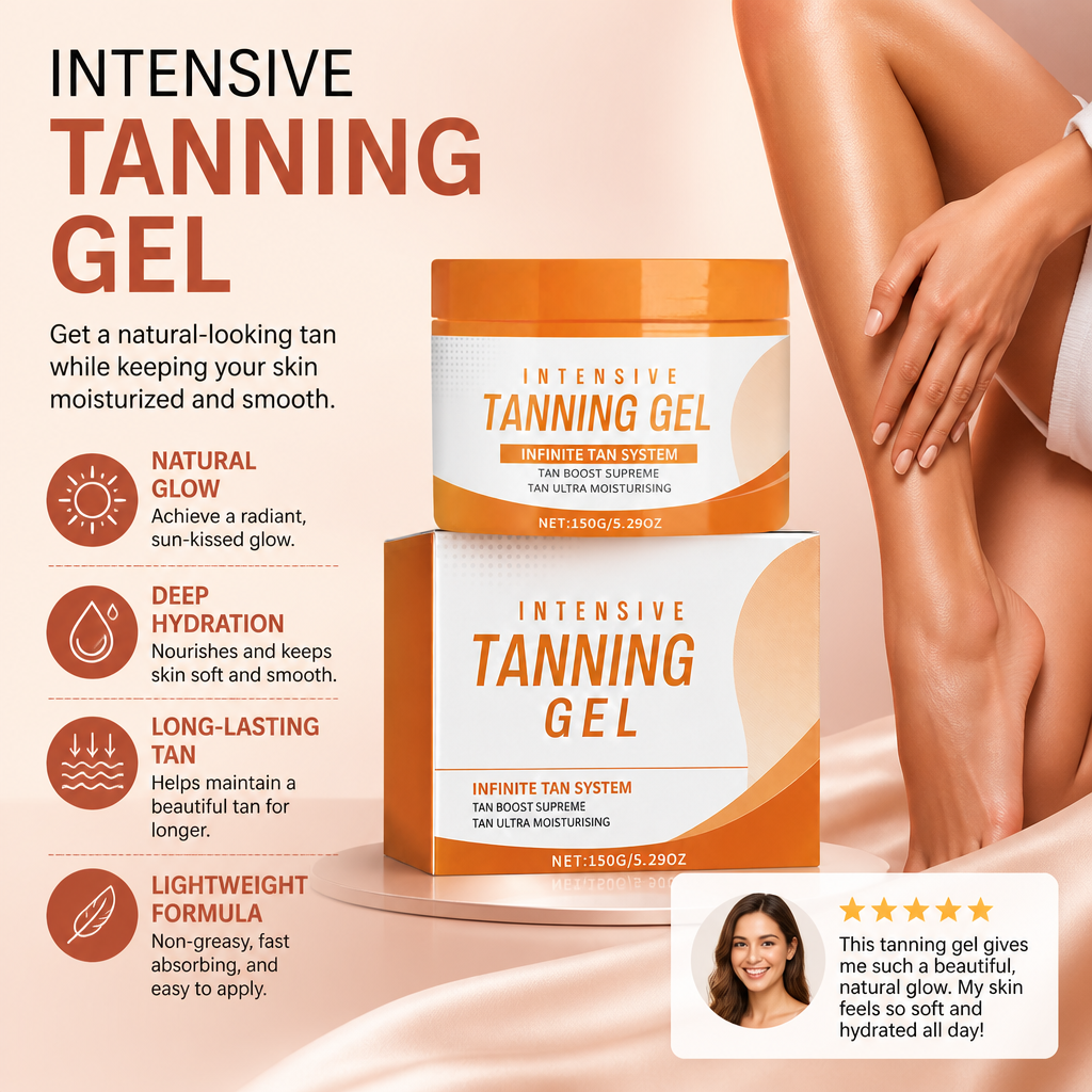 Gradual Self Tanning Gel – Hydrating Formula For A Natural Bronze Glow