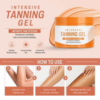 Gradual Self Tanning Gel – Hydrating Formula For A Natural Bronze Glow