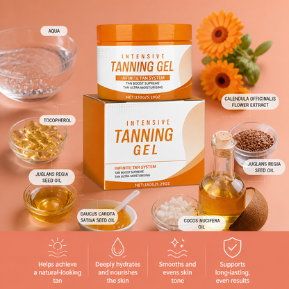 Gradual Self Tanning Gel – Hydrating Formula For A Natural Bronze Glow