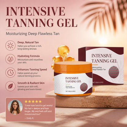 Intensive Tanning Gel – Deep Bronze Glow With Hydrating Skin Care