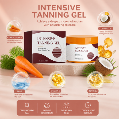 Intensive Tanning Gel – Deep Bronze Glow With Hydrating Skin Care