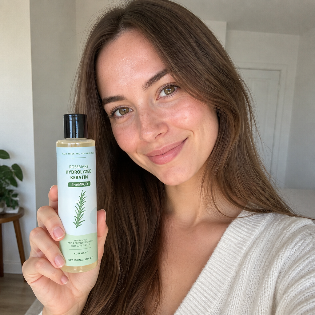 Rosemary Keratin Repair Shampoo – Moisturizing Formula For Smooth Hair