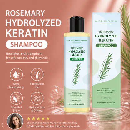 Rosemary Keratin Repair Shampoo – Moisturizing Formula For Smooth Hair