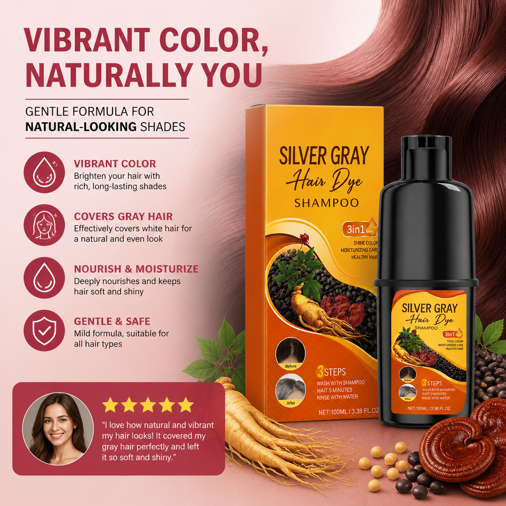 Vibrant Hair Color Shampoo – Gentle Formula For Natural-Looking Shades