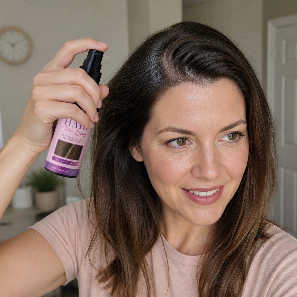 Temporary Root Hair Color Spray – Quick Touch-Up For Even-Looking Hair