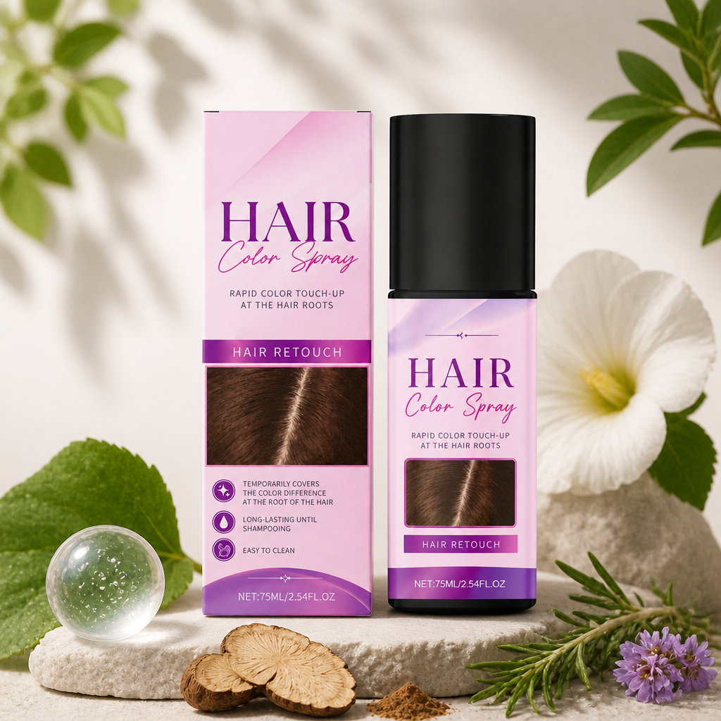 Temporary Root Hair Color Spray – Quick Touch-Up For Even-Looking Hair