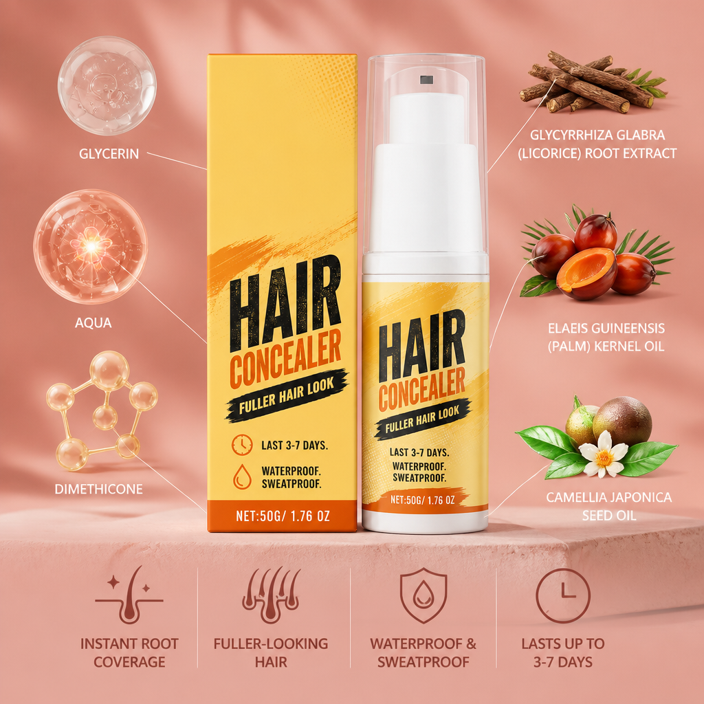 Hair Concealer Powder – Instant Root Coverage For Fuller-Looking Hair