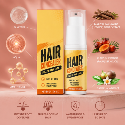 Hair Concealer Powder – Instant Root Coverage For Fuller-Looking Hair