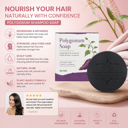 Polygonum Multiflorum Hair Care Shampoo Bar – Nourishing Scalp Care Formula