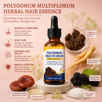 Polygonum Multiflorum Herbal Hair Essence – Nourishing Scalp Care Formula