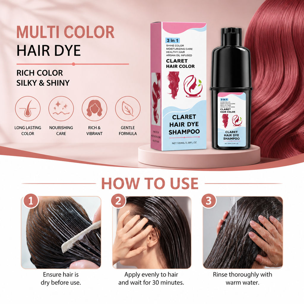 Multi Color Hair Dye Cream – Easy Application For Rich Hair Color