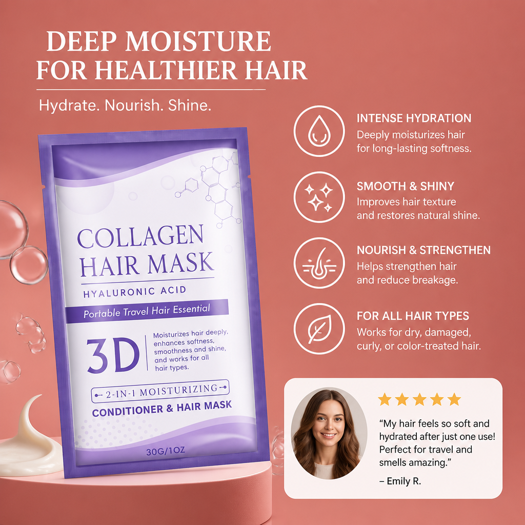 Hydrating Hair Mask – Deep Moisture Treatment for Smooth, Soft Hair