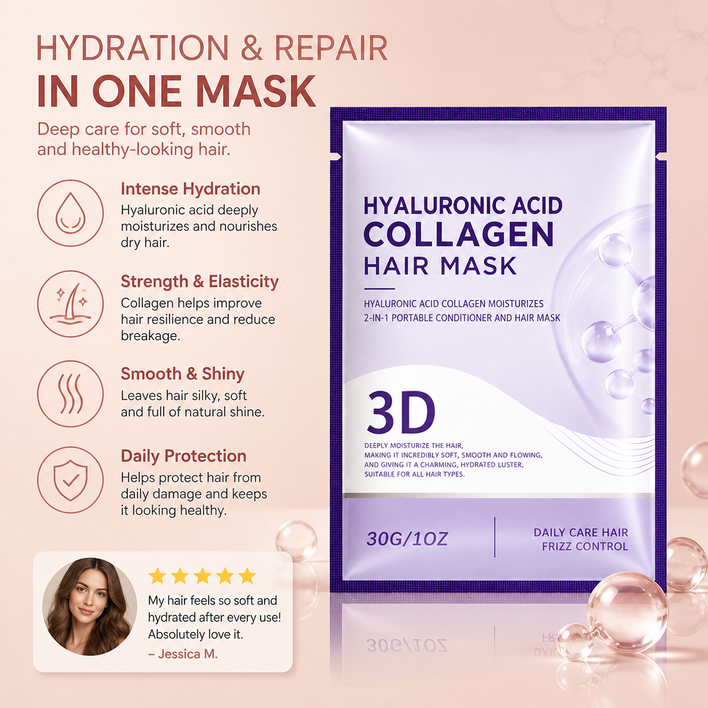 Hydrating Hair Treatment Mask – Smooth & Moisturize Dry-Looking Hair