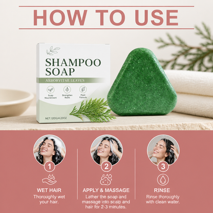 Nourishing Hair Soap Bar – Gentle Cleanse for Stronger-Looking Hair