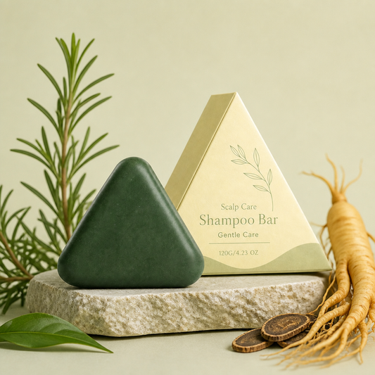 Ginseng & Rosemary Hair Soap Bar – Nourishing Scalp Care Cleanser