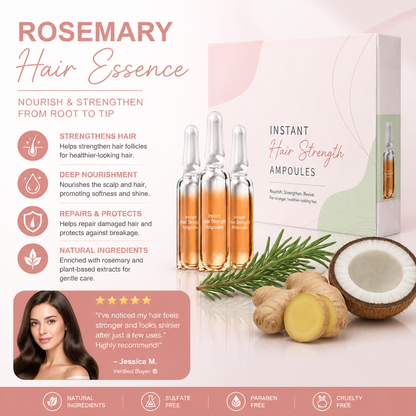 Rosemary Hair Essence – Nourishing Scalp Care for Stronger-Looking Hair