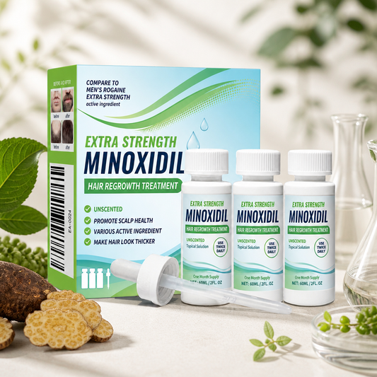 Minoxidil Hair Growth Support Serum – Scalp Care Formula For Fuller-Looking Hair
