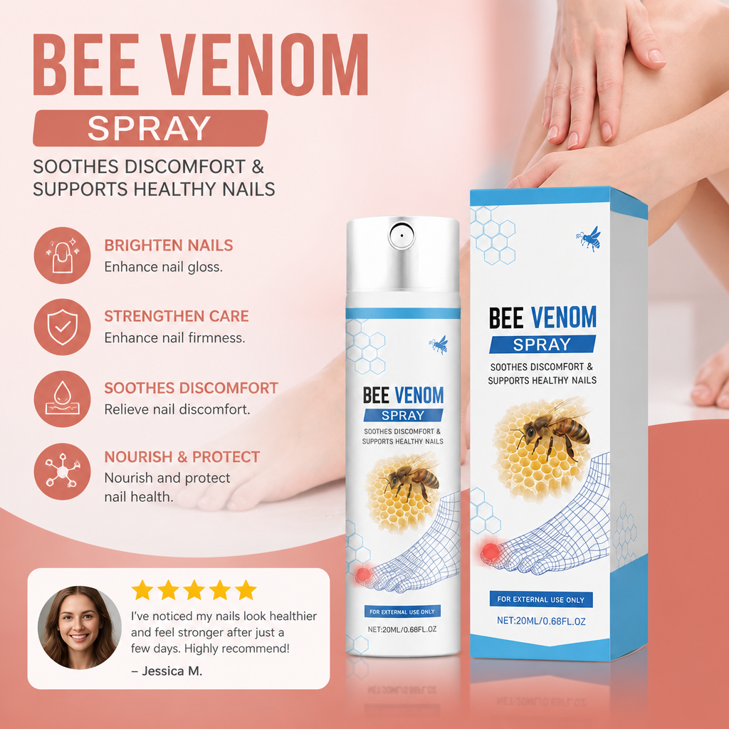 Bee Venom Nail Care Spray – Nourishing Formula For Healthy-Looking Nails