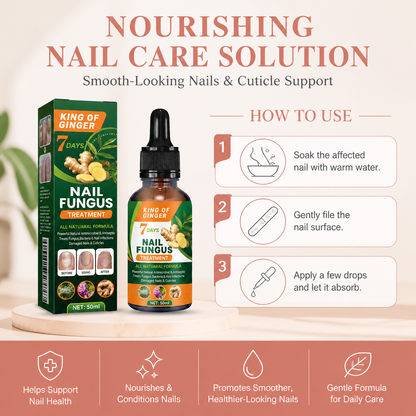 Nourishing Nail Care Solution – Smooth-Looking Nails & Cuticle Support