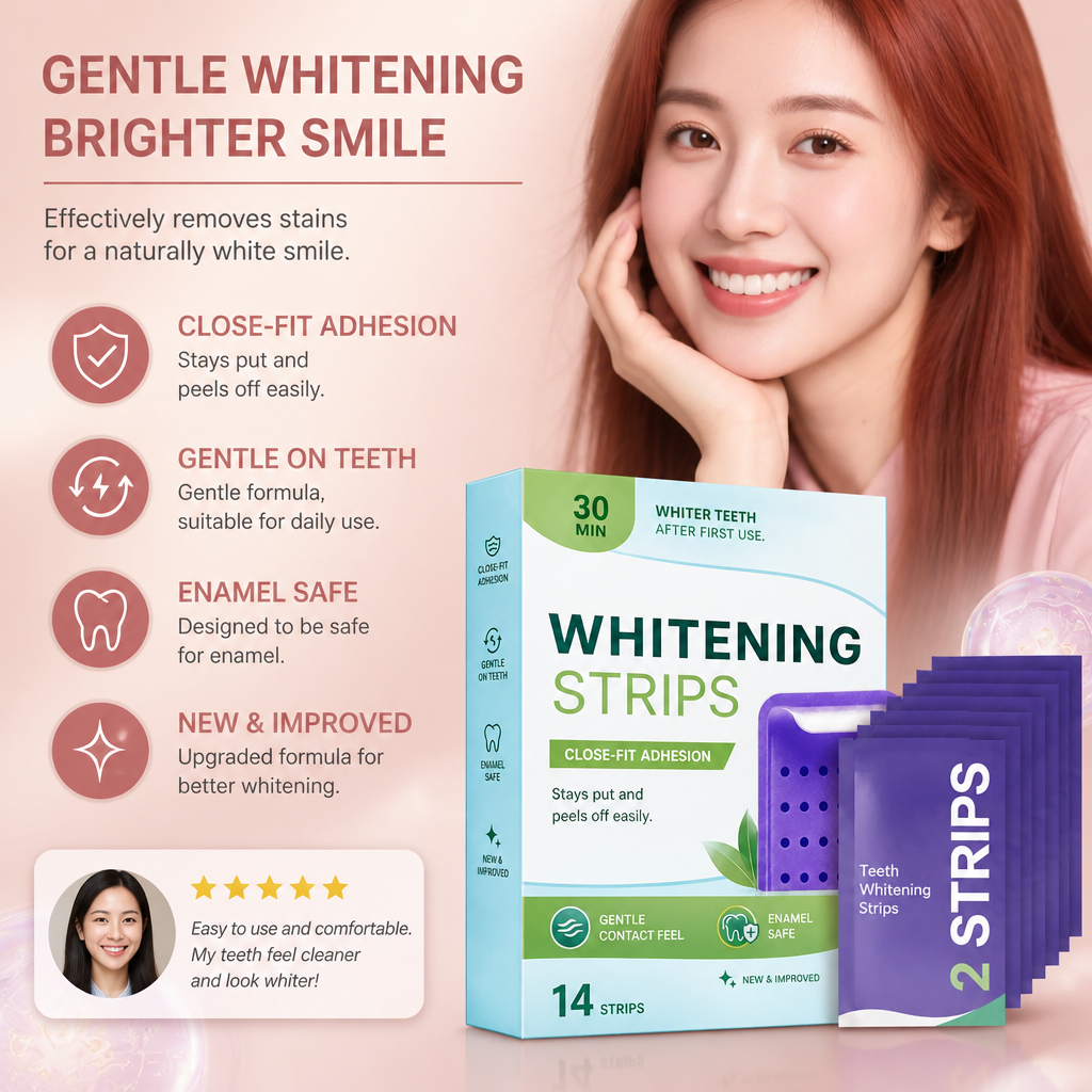 Teeth Whitening Strips – Gentle Formula For A Brighter Smile
